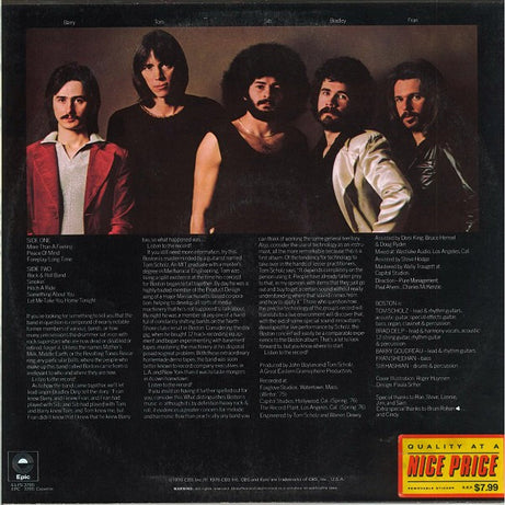 Boston : Boston (LP, Album, RE, Blu)