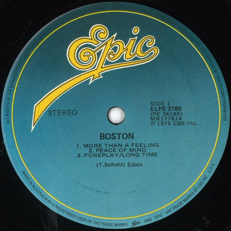 Boston : Boston (LP, Album, RE, Blu)