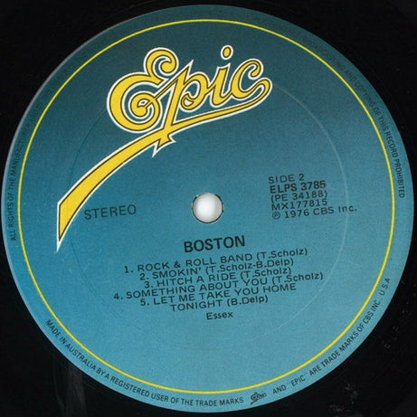 Boston : Boston (LP, Album, RE, Blu)
