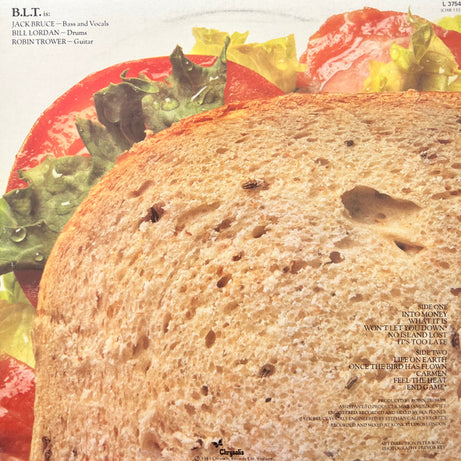 Jack Bruce / Bill Lordan / Robin Trower : B.L.T. (LP, Album)