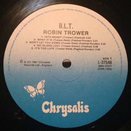 Jack Bruce / Bill Lordan / Robin Trower : B.L.T. (LP, Album)