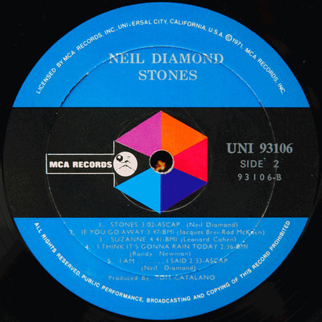 Neil Diamond : Stones (LP, Album)