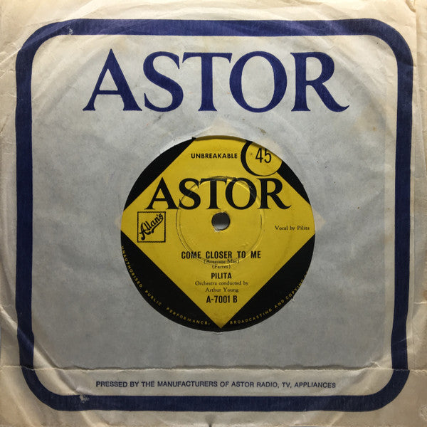 Pilita : Speak Low  (7", Single)