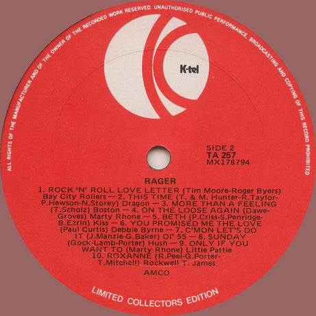 Various : Rager (LP, Comp)