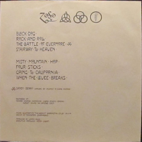 Led Zeppelin : Untitled (LP, Album, Gat)