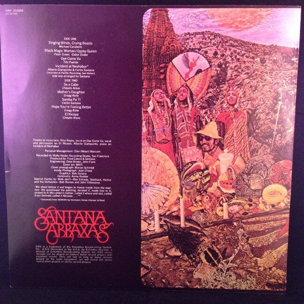 Santana : Abraxas (LP, Album)