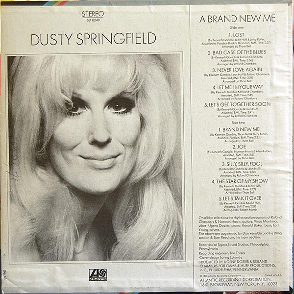 Dusty Springfield : A Brand New Me (LP, Album, Ter)