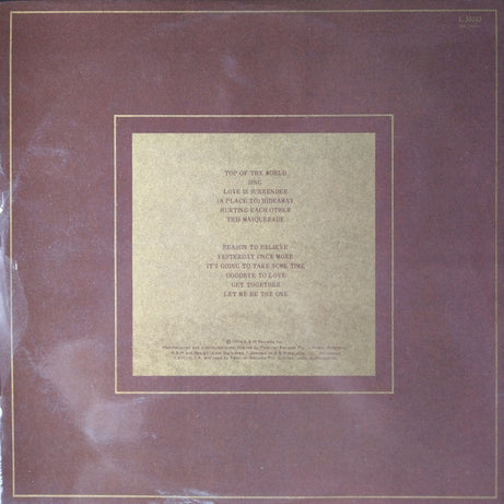 Carpenters : Great Hits Of The Carpenters Vol II 1969-1973 (LP, Comp, Gat)