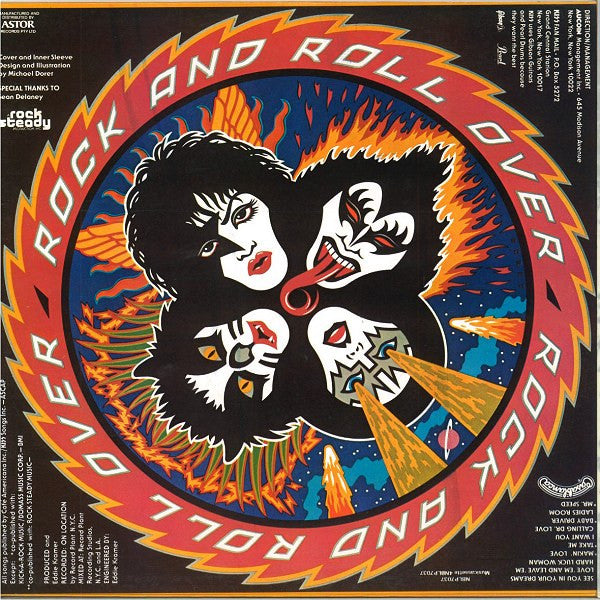 Kiss : Rock And Roll Over (LP, Album, RP)