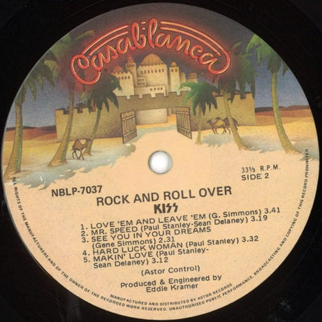 Kiss : Rock And Roll Over (LP, Album, RP)