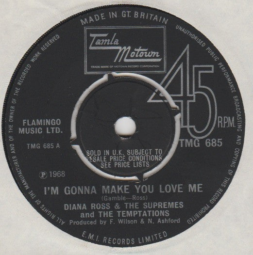 The Supremes And The Temptations : I'm Gonna Make You Love Me (7", Single, Pus)