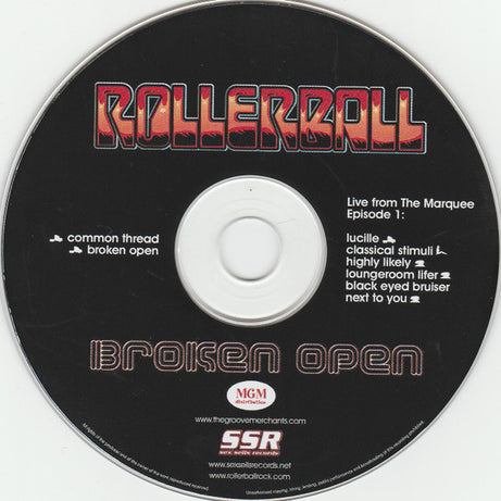 Rollerball (3) : Broken Open EP (CD, EP)