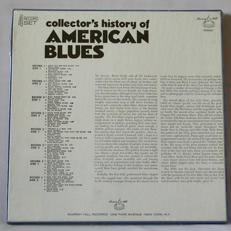 Various : Collector's History Of American Blues (4xLP, Comp + Box)
