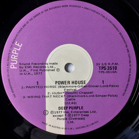 Deep Purple : Powerhouse (LP, Album)