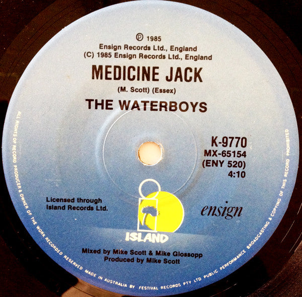 The Waterboys : The Whole Of The Moon (7", Single)