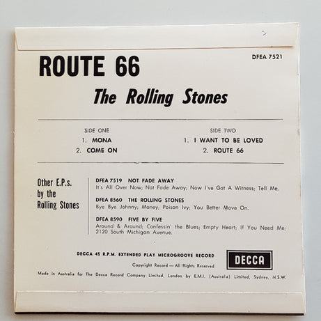 The Rolling Stones : Route 66 (7", EP)