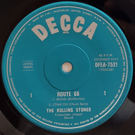 The Rolling Stones : Route 66 (7", EP)
