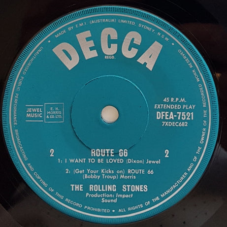 The Rolling Stones : Route 66 (7", EP)