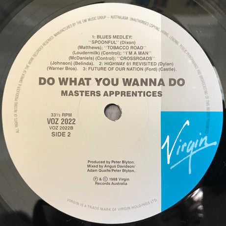 Masters Apprentices* : Do What You Wanna Do (LP, Album)