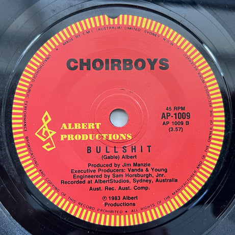 Choirboys : Never Gonna Die (7", Single)