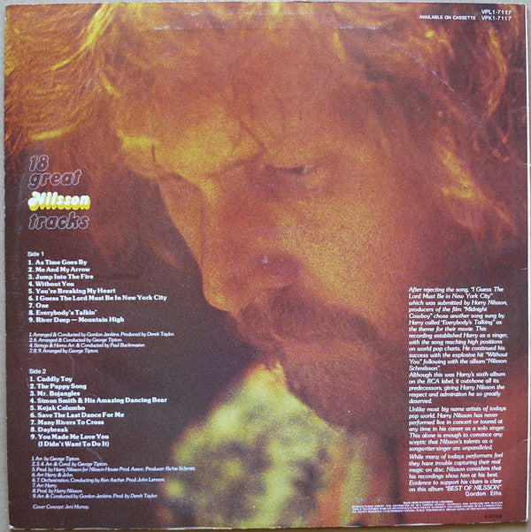 Harry Nilsson : The Best Of Nilsson (LP, Comp)