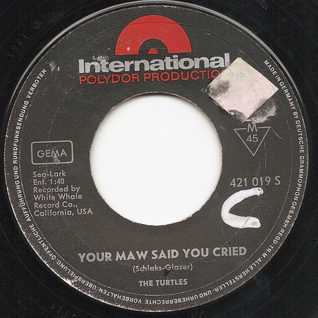 The Turtles : Let Me Be (7", Single)