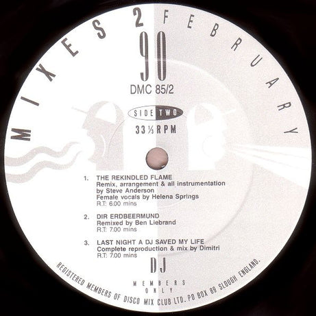 Various : February 90 - Mixes 2 (12", P/Mixed)