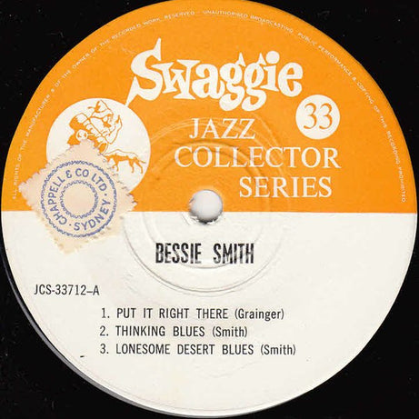 Bessie Smith : Empress Of The Blues Volume Three (7", EP)