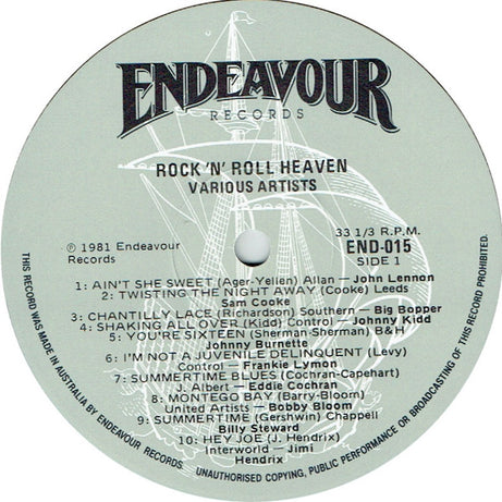 Various : Rock-N-Roll Heaven (LP, Comp)