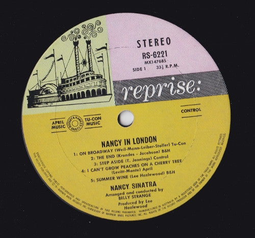 Nancy Sinatra : Nancy In London (LP, Album)