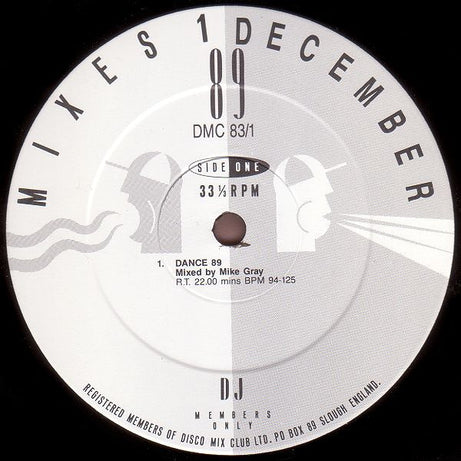 Various : December 89 - Mixes 1 (LP, Comp)