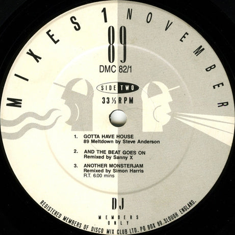 Various : November 89 - Mixes 1 (12", P/Mixed)