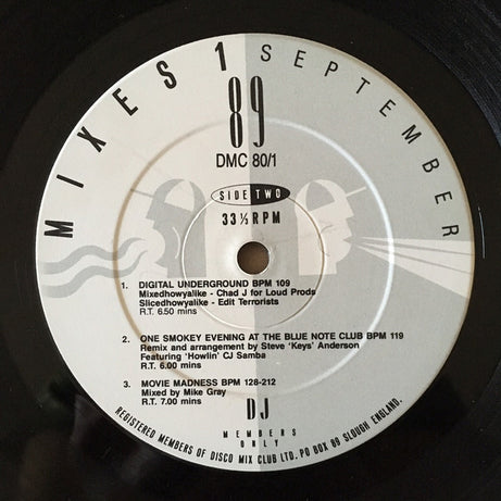 Various : September 89 - Mixes 1 (12", P/Mixed)