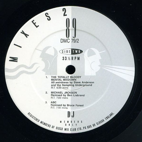 Various : August 89 - Mixes 2 (LP, Comp, P/Mixed)