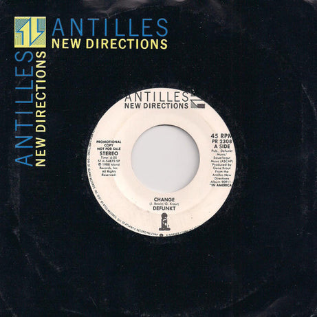 Defunkt : Change (7", Single, Promo)