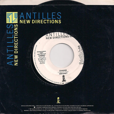 Defunkt : Change (7", Single, Promo)