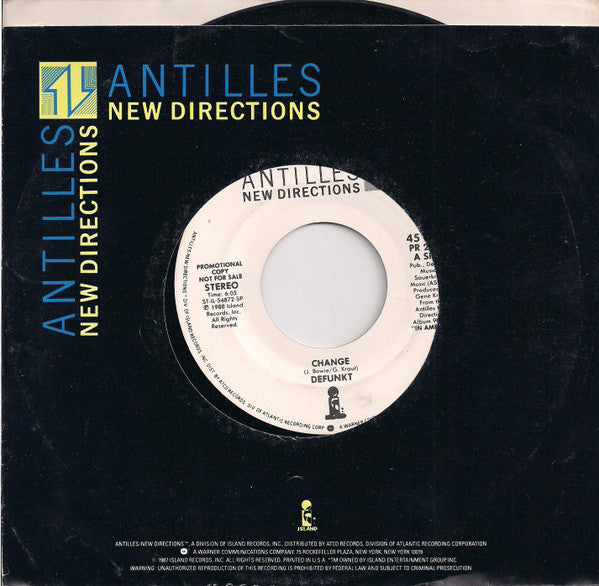 Defunkt : Change (7", Single, Promo)