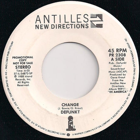Defunkt : Change (7", Single, Promo)