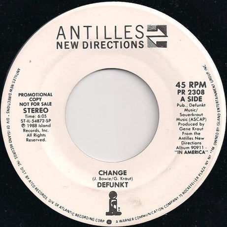 Defunkt : Change (7", Single, Promo)