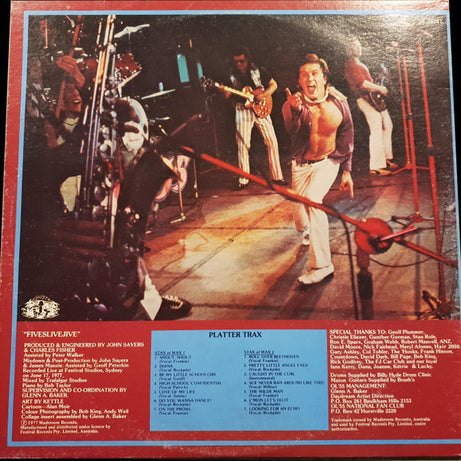 Ol' 55 : Fiveslivejive (LP, Album)