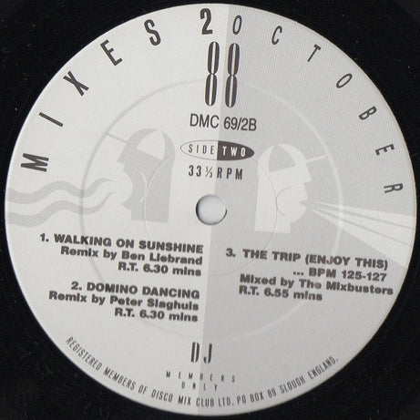 Various : October 88 Mixes 2 (12", P/Mixed)