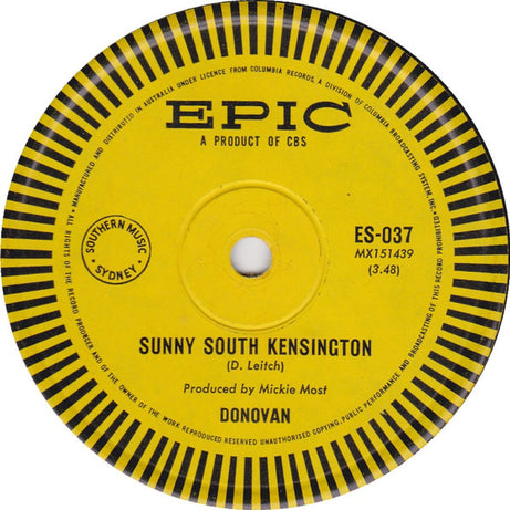 Donovan : Mellow Yellow (7", Single)