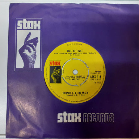 Booker T & The MG's : Time Is Tight / Hang 'Em High (7", Single, 4 P)