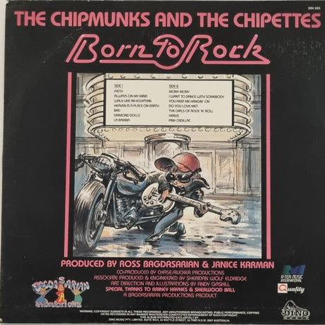 The Chipmunks And The Chipettes : Born To Rock (LP, Album)