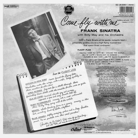 Frank Sinatra : Come Fly With Me (LP, Album, RE, RM)
