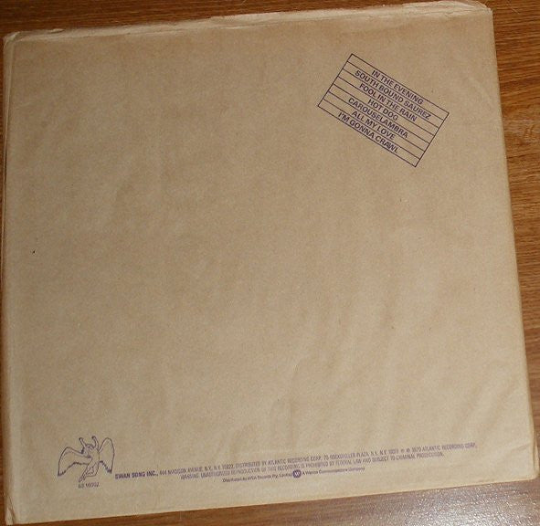 Led Zeppelin : In Through The Out Door (LP, Album, "E")