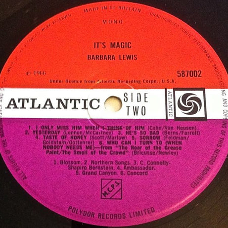 Barbara Lewis : It's Magic (LP, Mono)