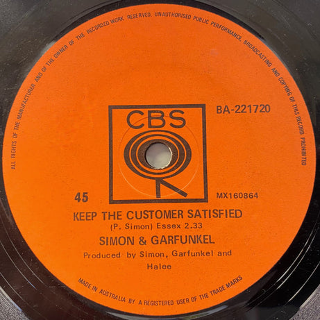 Simon & Garfunkel : Bridge Over Troubled Water (7", Single)