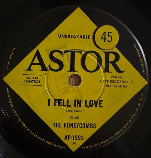 The Honeycombs : It's So Hard (7", Single)