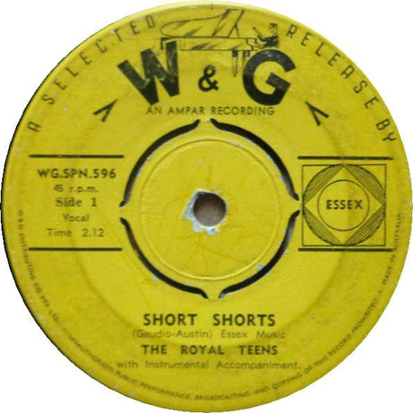 The Royal Teens : Short Shorts / Planet Rock (7", Single)
